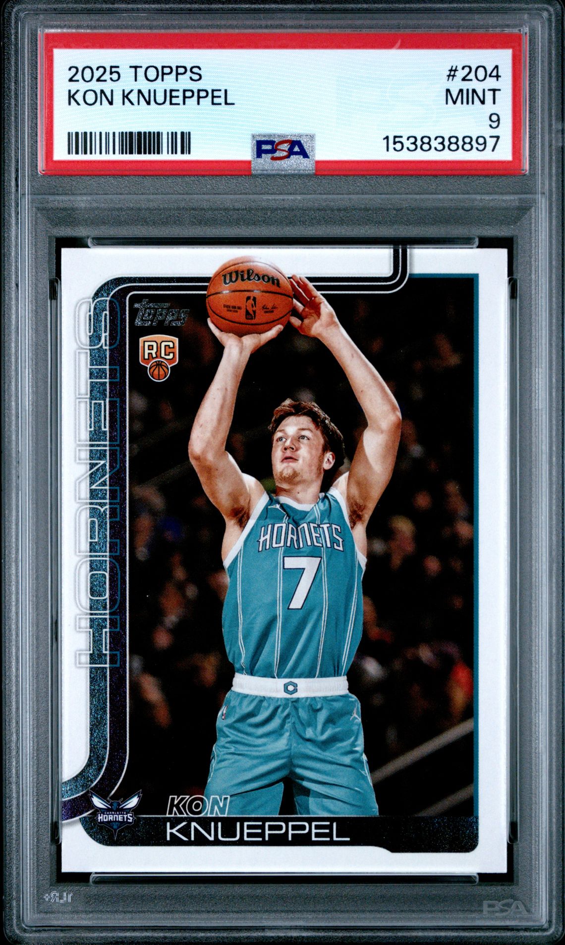 2025 Topps Kon Knueppel #204 Mint 9 front