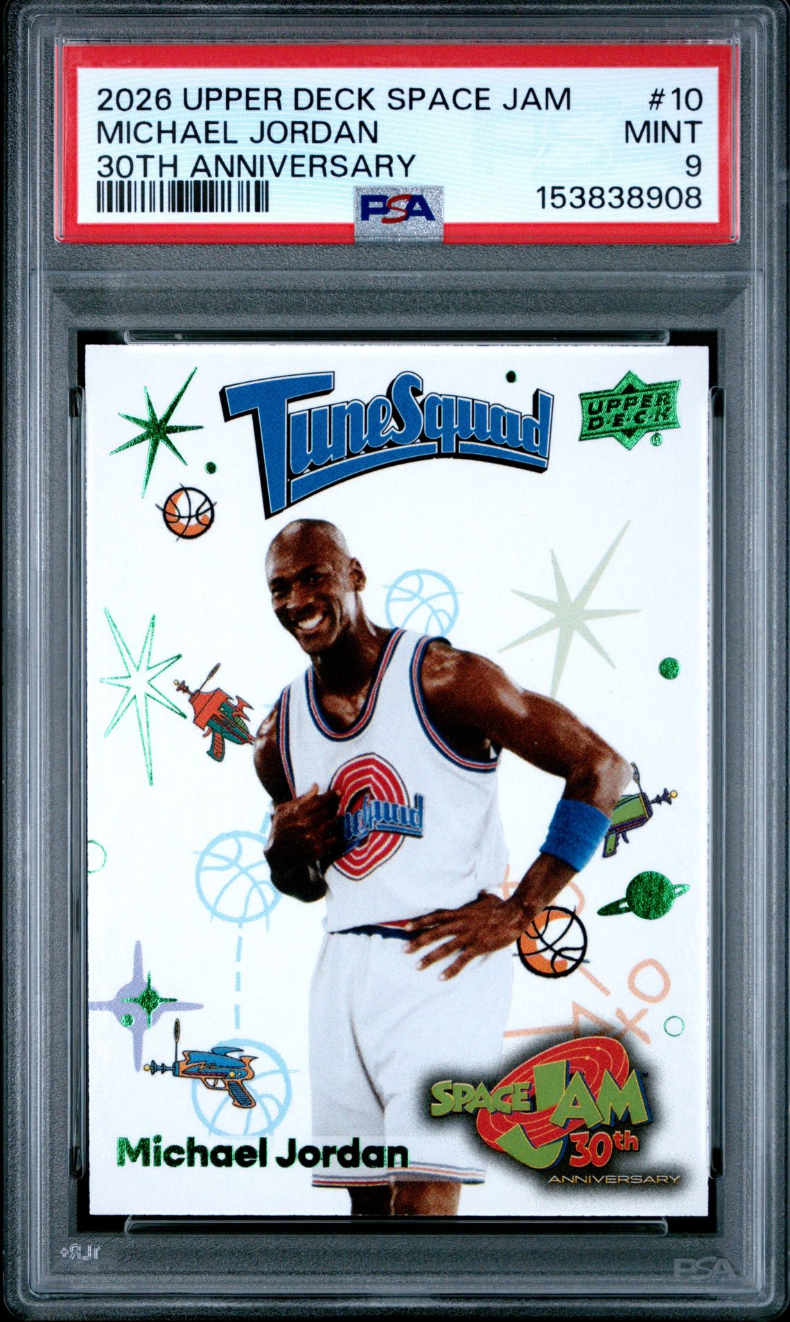 2026 Upper Deck Space Jam 30Th Anniversary Michael Jordan #10 Mint 9 front