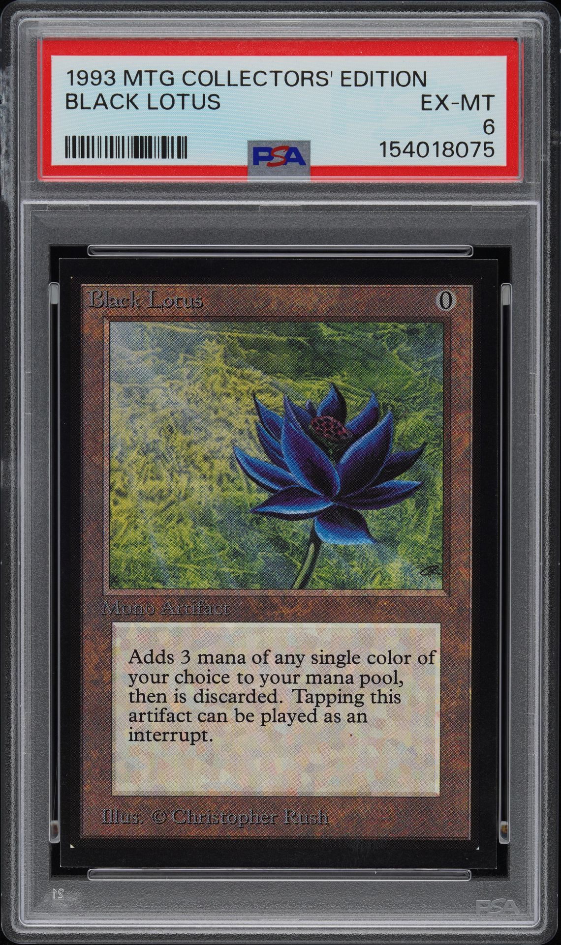 1993 MTG MAGIC THE GATHERING COLLECTORS' EDITION Black Lotus front