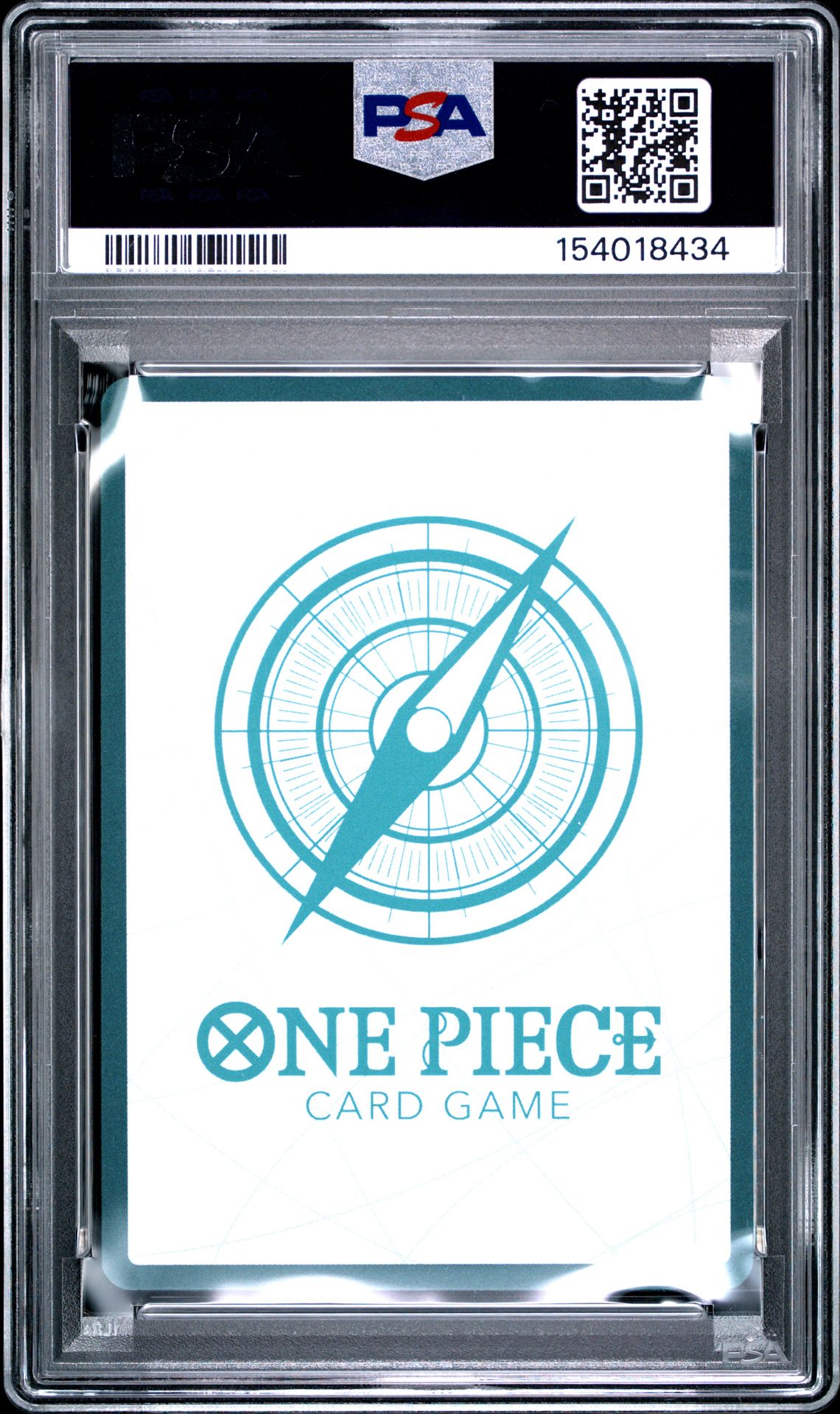 2025 One Piece Op13-Carrying On His Will Don!! Card (Alternate Art-Gold) Gem Mt 10 back view - PSA certificate #154018434