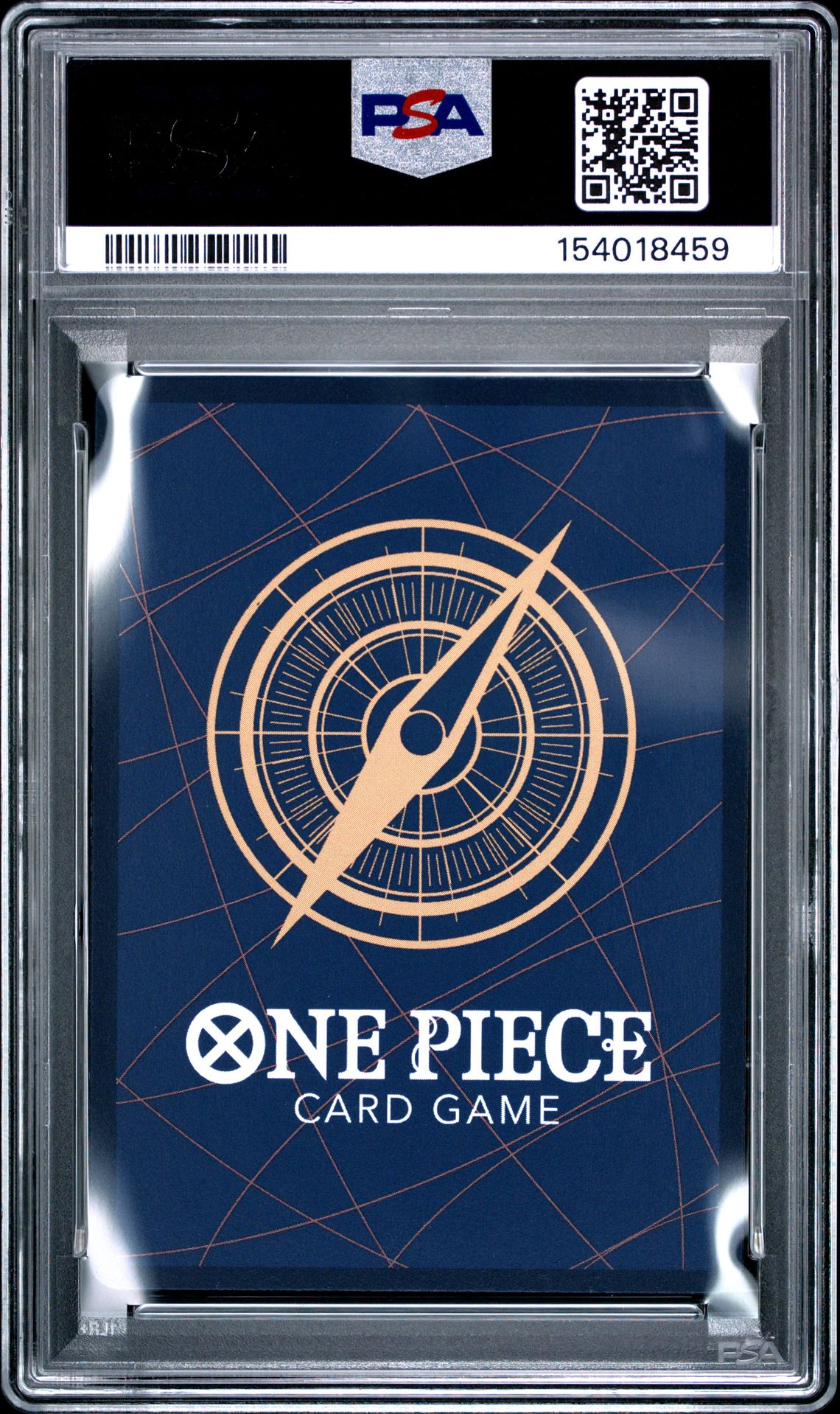 2025 One Piece Op13-Carrying On His Will Ace & Sabo & Luffy #007 (Alternate Art) Gem Mt 10 back view - PSA certificate #154018459