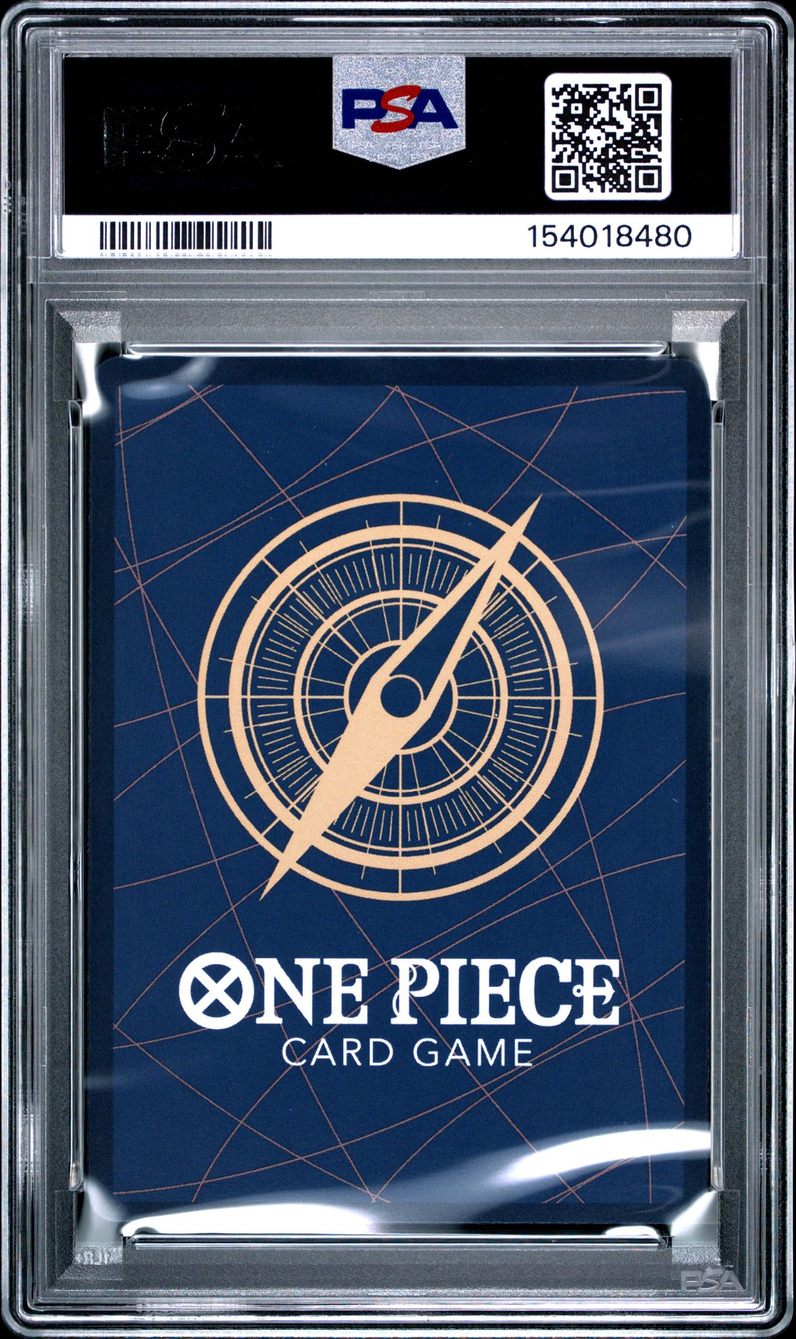2025 One Piece Op13-Carrying On His Will Monkey D. Luffy #058 (Treasure Rare) Gem Mt 10 back view - PSA certificate #154018480