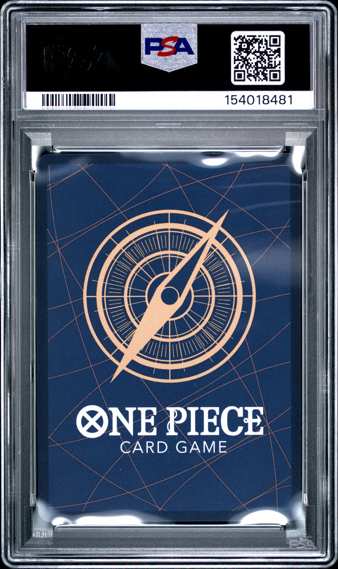 2026 One Piece Op14-Eb04-The Azure Sea's Seven Nami #031 (Alternate Art) Gem Mt 10 back view - PSA certificate #154018481