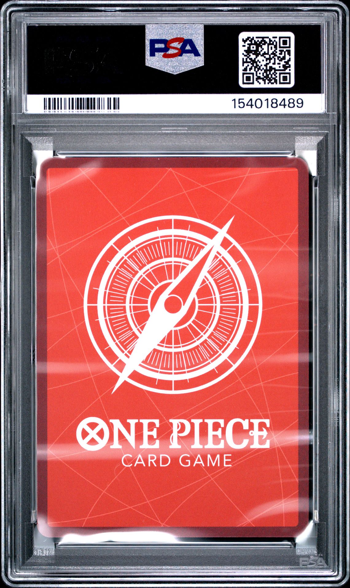 2025 One Piece Learn Together Deck Set Monkey D. Luffy #001 Gem Mt 10 back view - PSA certificate #154018489