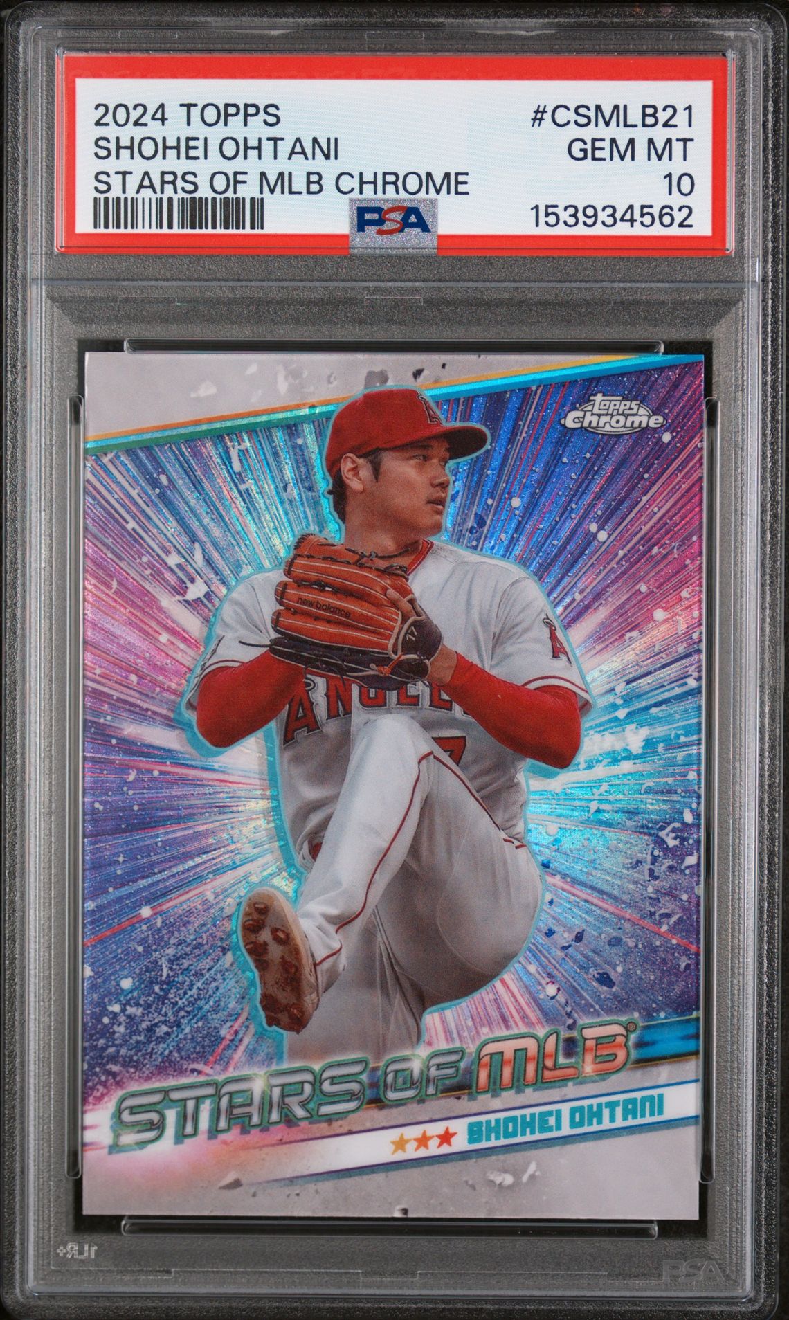 2024 Topps TOPPS STARS OF MLB CHROME #CSMLB21 Shohei Ohtani front