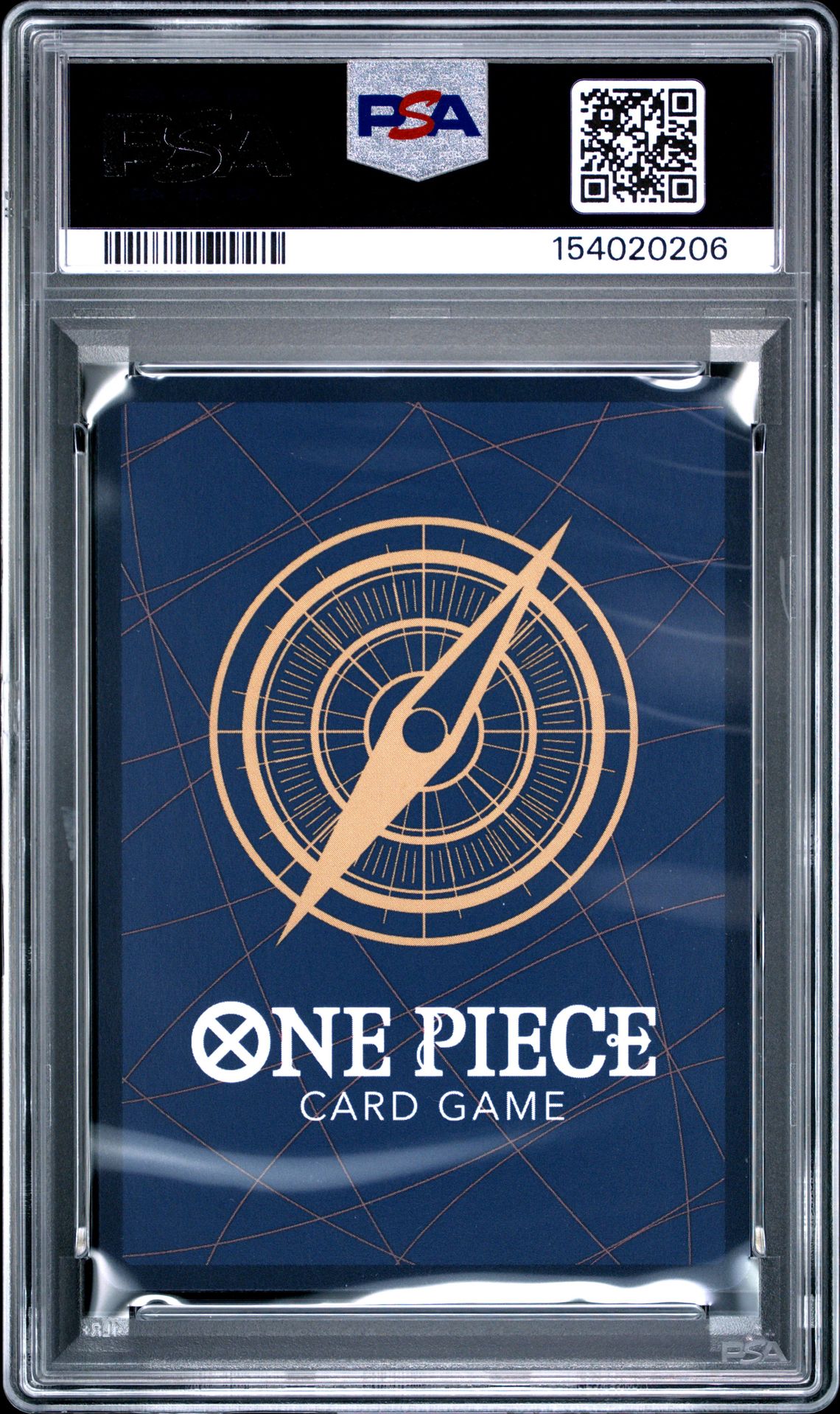 2024 One Piece Op09-Emperors In The New World Zoro-Juurou #004 (Treasure Rare) Gem Mt 10 back view - PSA certificate #154020206