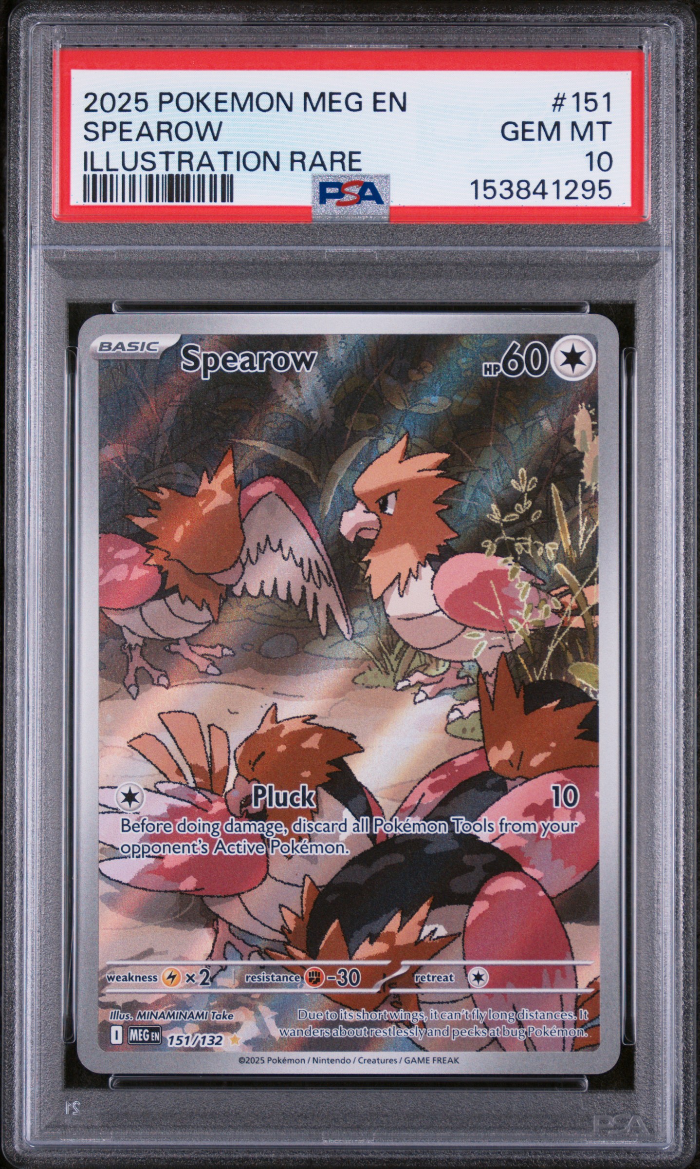 2025 #151 Spearow PSA 10 Meg EN-Mega Evolution