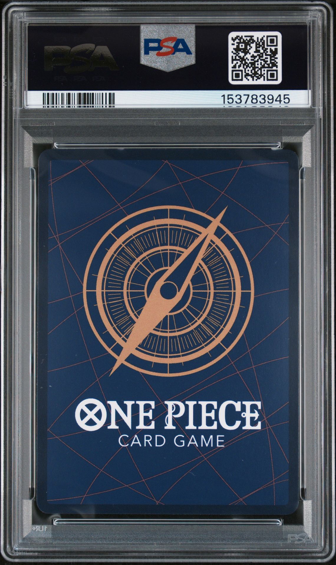 2025 One Piece Op13-Carrying On His Will Portgas D. Ace #119 (Wanted Alternate Art) Gem Mt 10 back view - PSA certificate #153783945