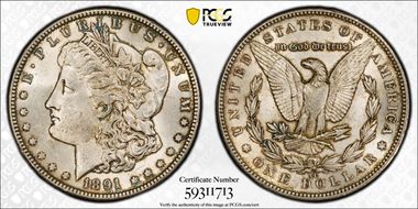 1891-CC $1 MS63
