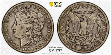 1899-S $1 VF20