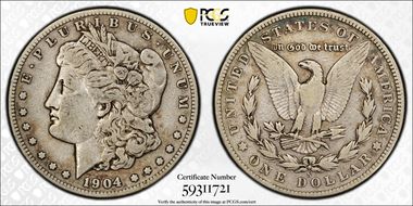 1904-S $1 F12