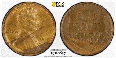 1915-D 1C AU58BN