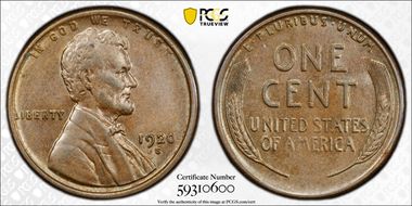 1920-S 1C AU58BN