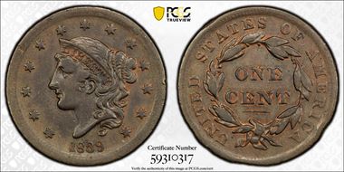1839 1C Silly Head N1BN