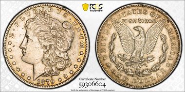 1879-S $1 Reverse of 1878 XF45