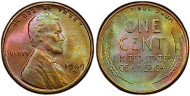 1949-S 1C MS65BN
