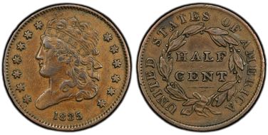 1835 1/2C XF45BN