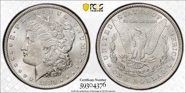1880 $1 MS62