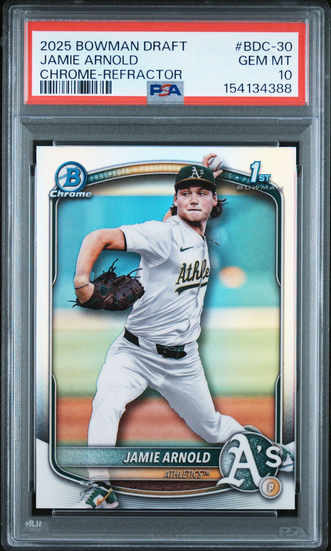2025 Bowman BOWMAN DRAFT Refractor #BDC-30 Jamie Arnold front