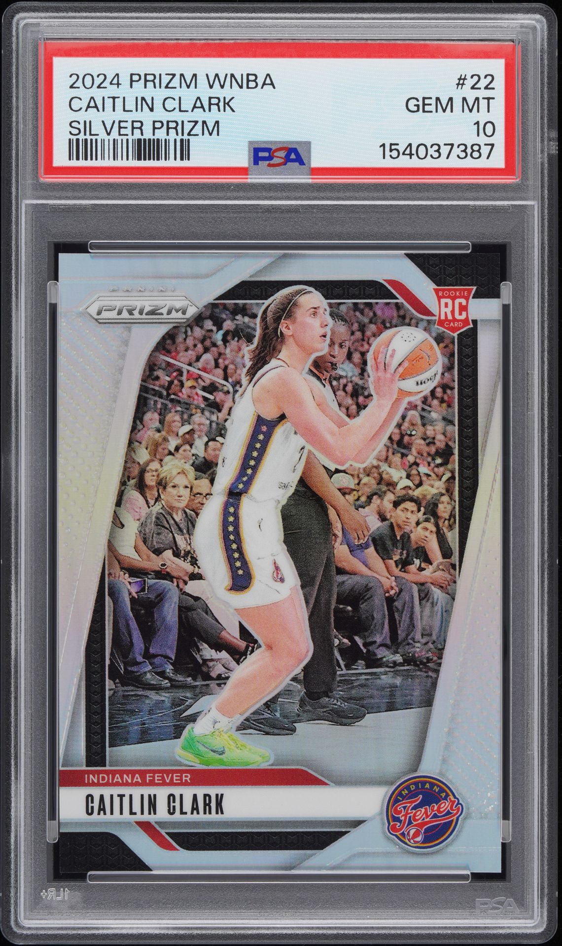 2024 Panini PANINI PRIZM WNBA SILVER PRIZM #22 Caitlin Clark front