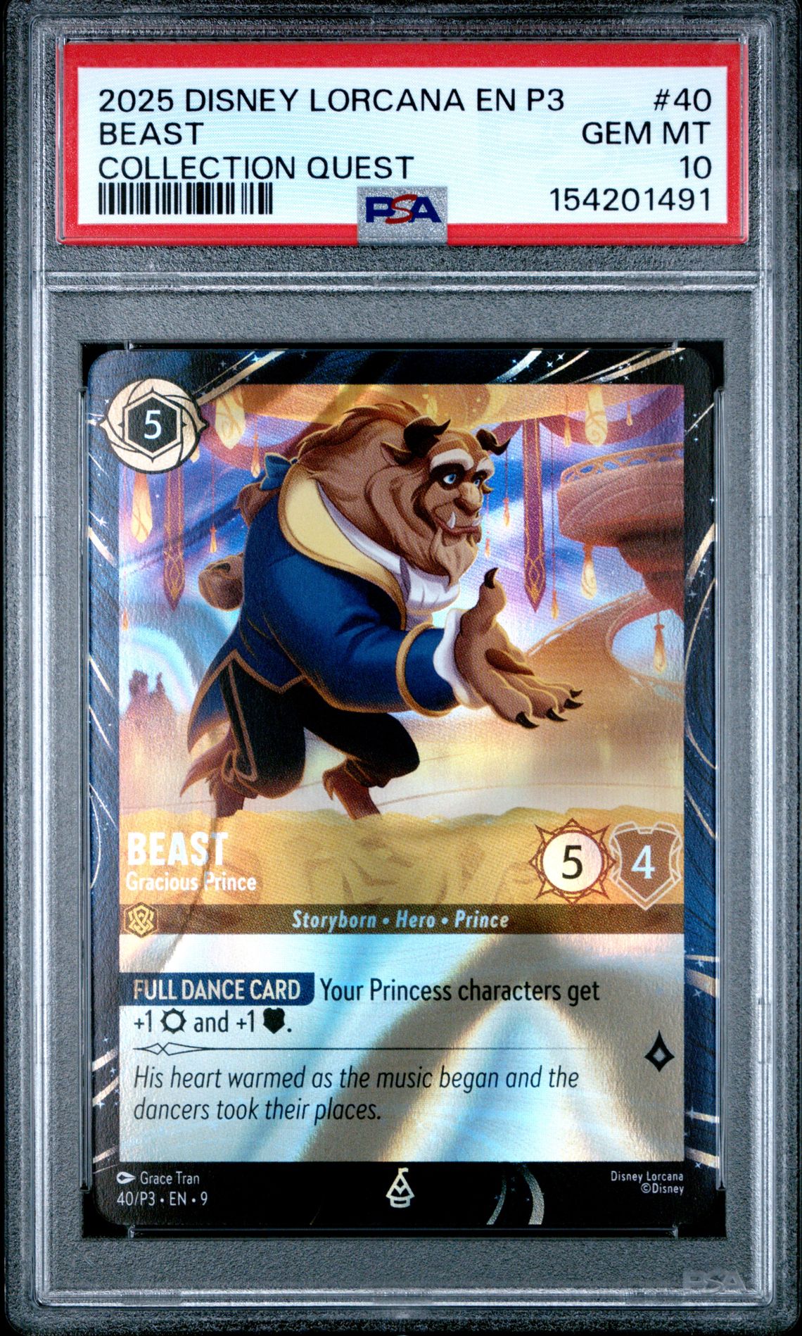 2025 Disney DISNEY LORCANA EN P3-PROMO COLLECTION QUEST #40 Beast front