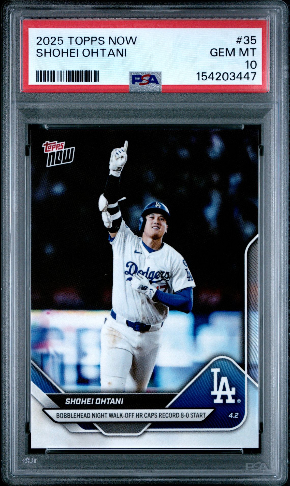 2025 Topps TOPPS NOW #35 Shohei Ohtani front