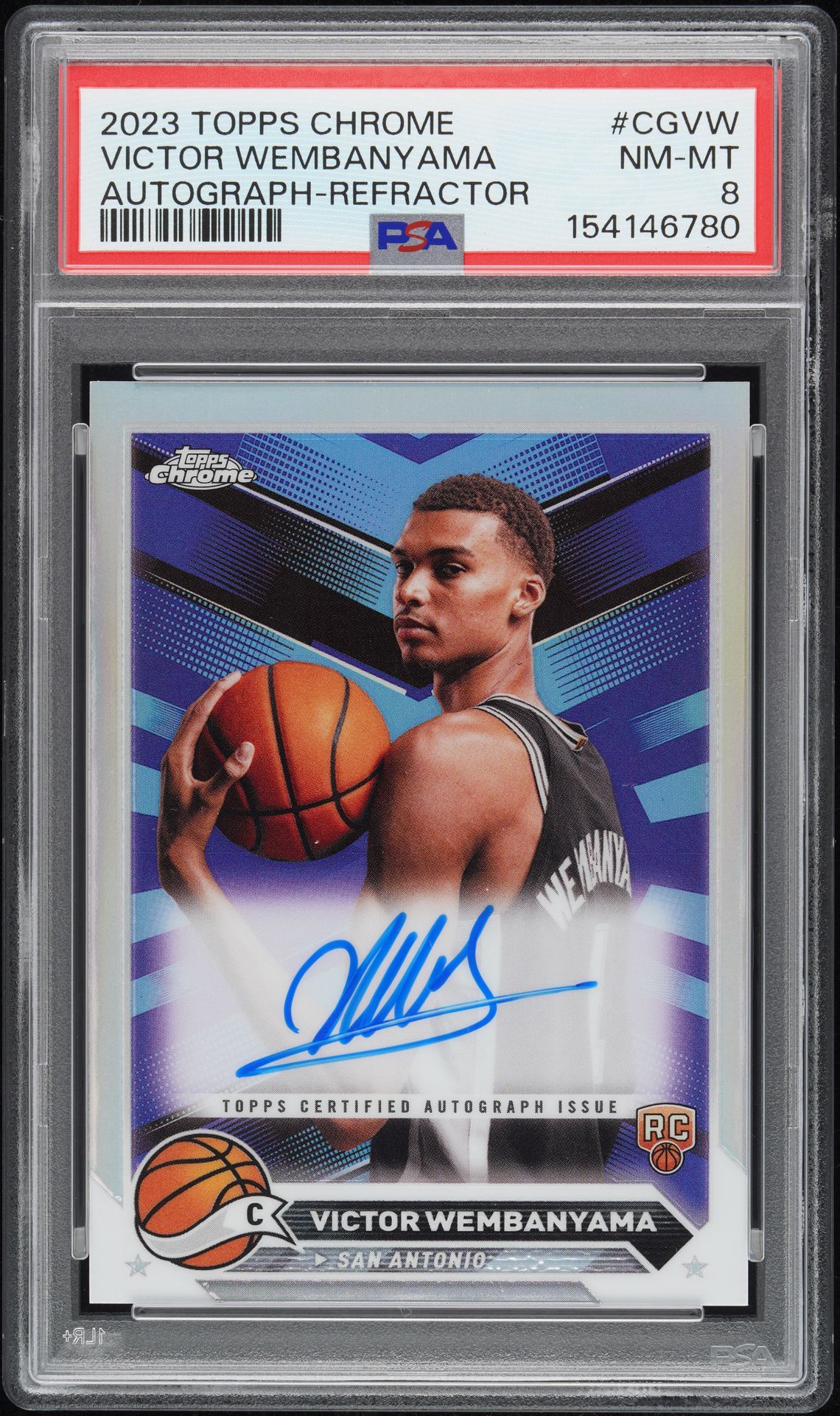 WEMBANYAMA TOPPS CHROME TOPPS CHROME AUTOGRAPHS 2023