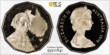 1970 50C Captain Cook PR68DCAM