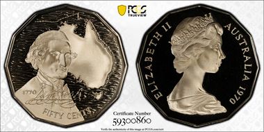 1970 50C Captain Cook PR69DCAM