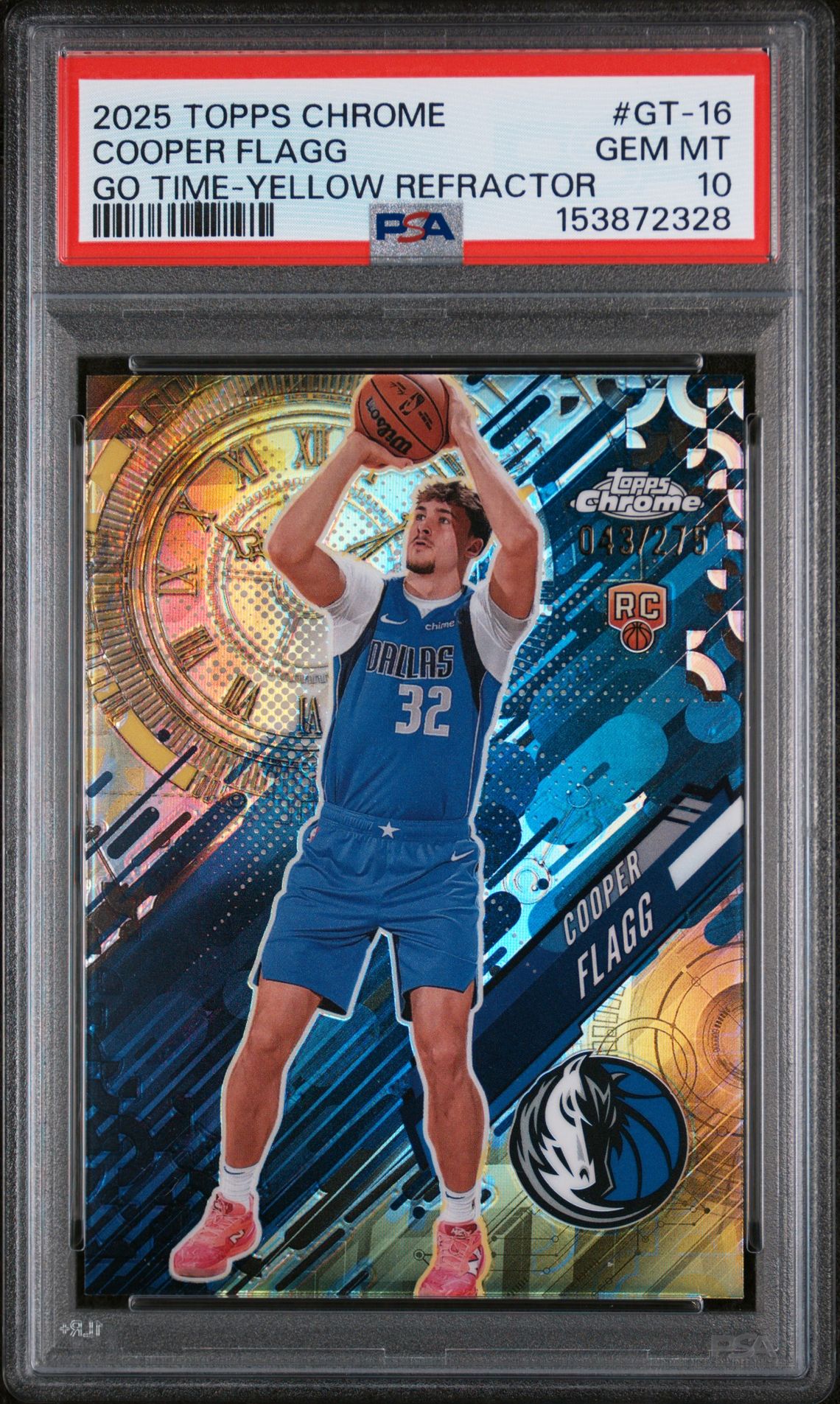 2025 Topps Topps Chrome REFRACTOR #GT-16 Cooper Flagg front