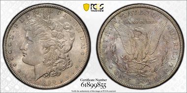 1890-S $1 MS64