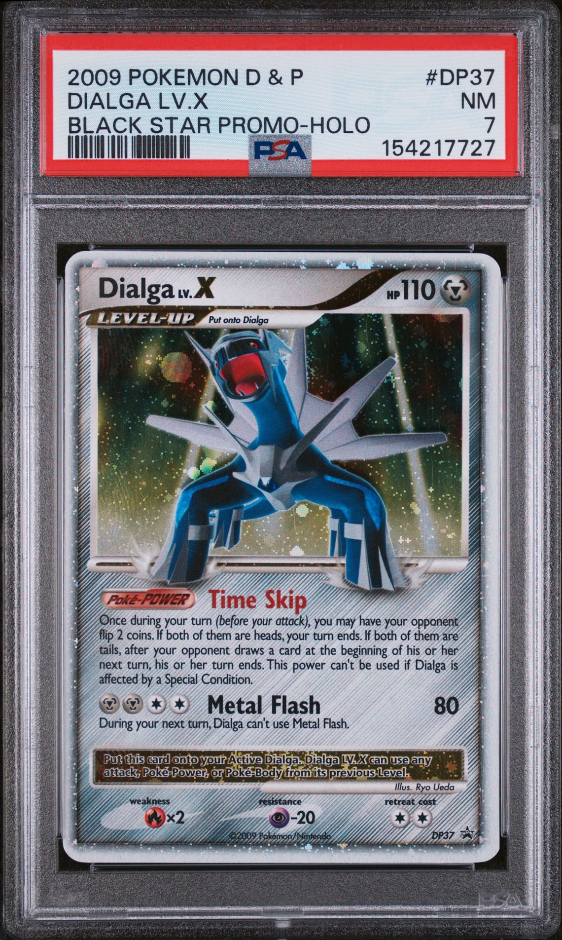 2009 Pokemon POKEMON DIAMOND & PEARL BLACK STAR PROMO HOLO #DP37 Dialga Lv.X front