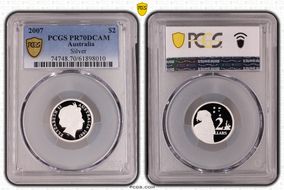 2007 $2 Silver PR70DCAM
