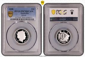 2008 10C Silver PR70DCAM
