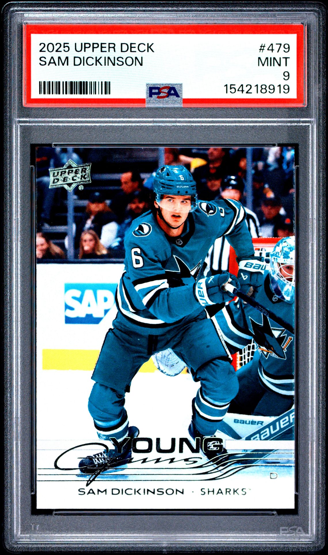 2025 Upper Deck Sam Dickinson #479 Mint 9 front