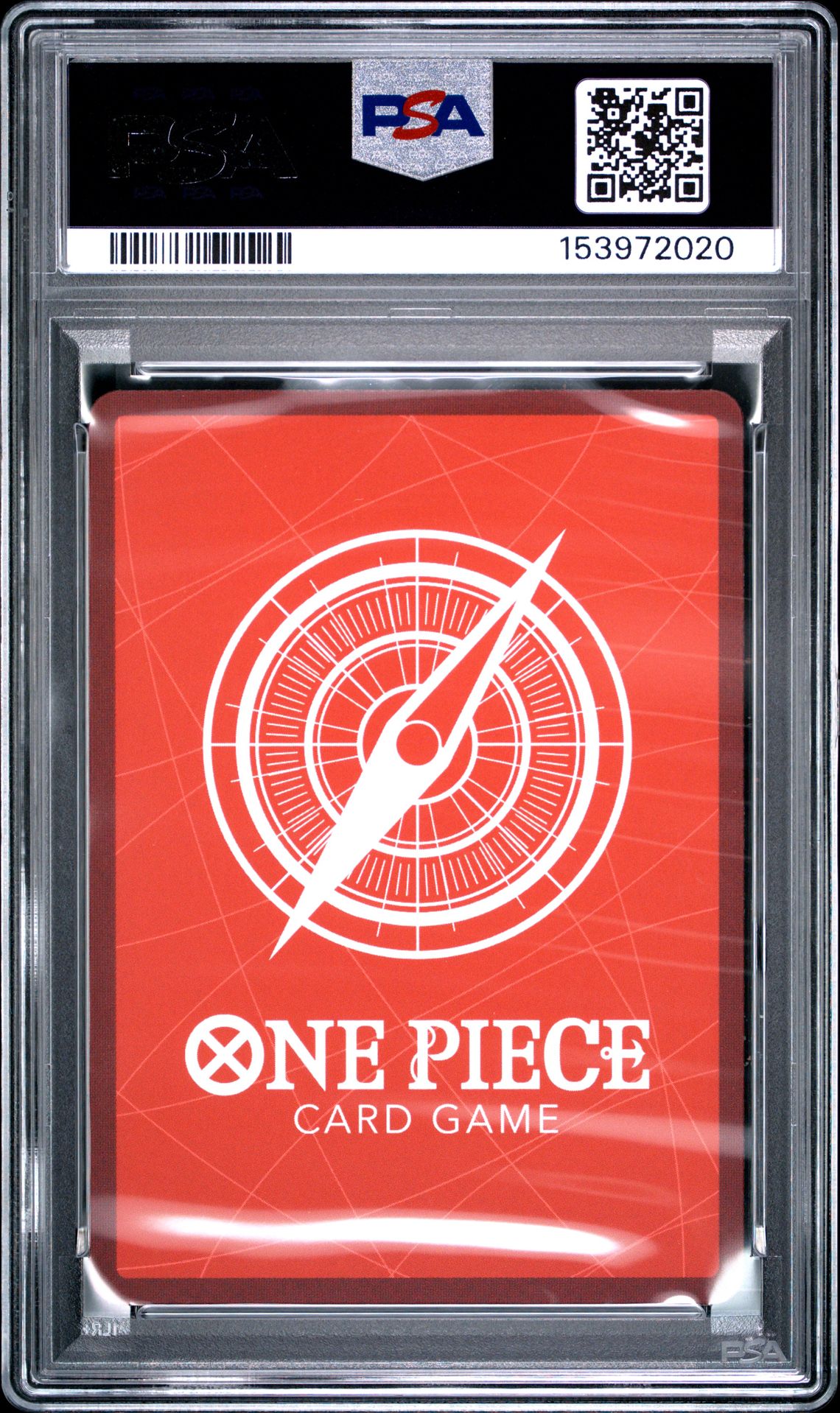 2024 One Piece Op09-Emperors In The New World Monkey D. Luffy #061 (Alternate Art) Gem Mt 10 back view - PSA certificate #153972020