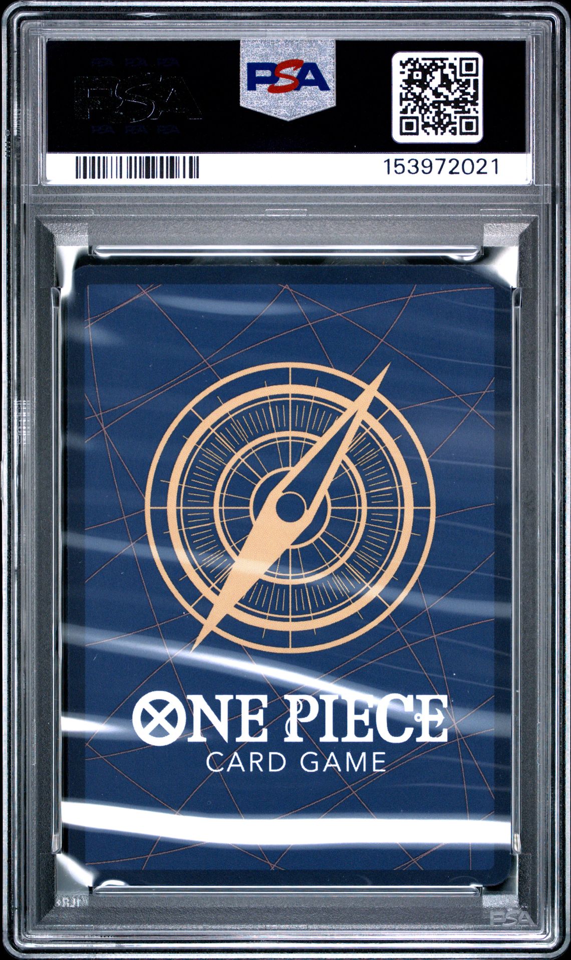 2024 One Piece Op07-500 Years In The Future Monkey D. Luffy #109 (Alternate Art) Gem Mt 10 back