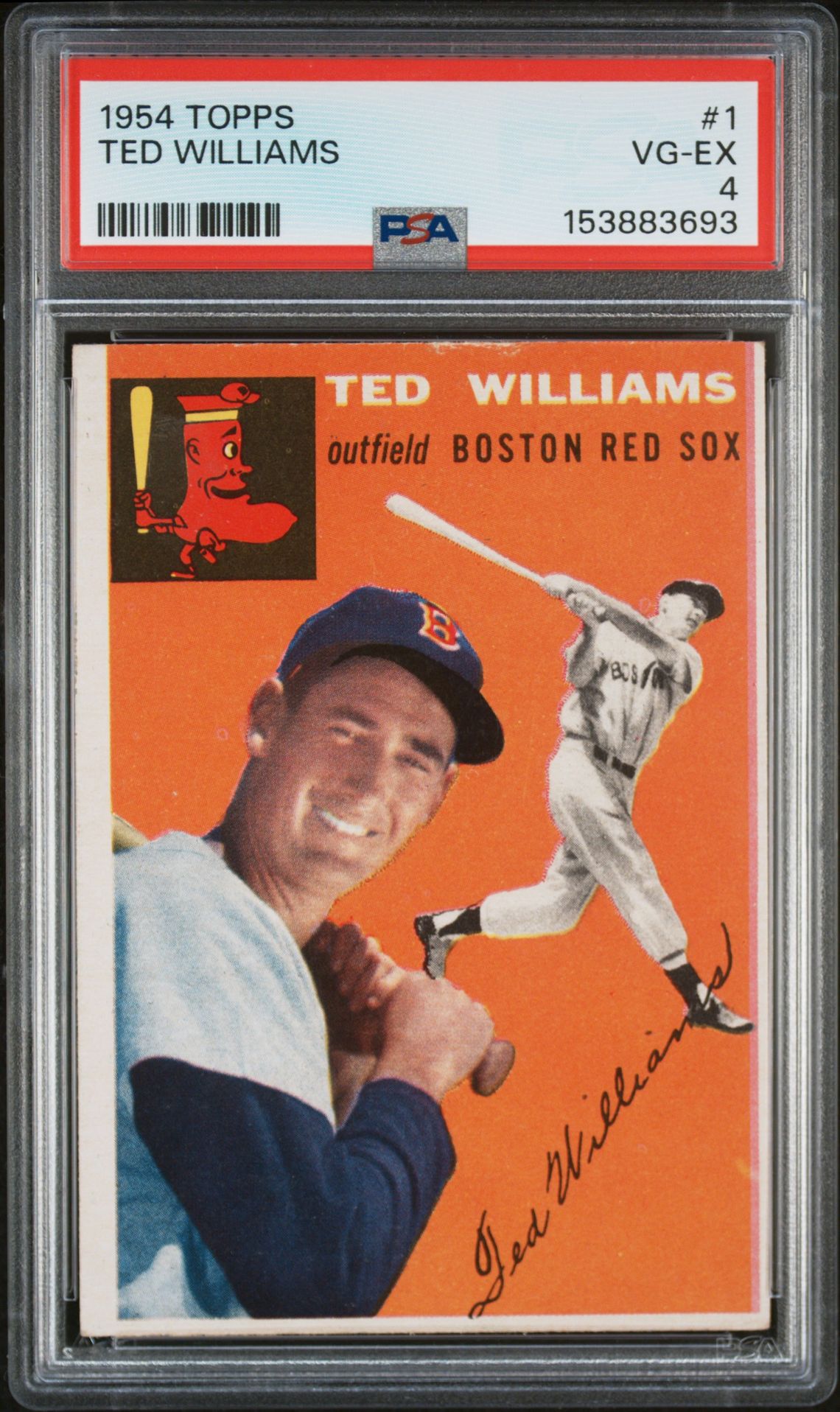 1954 Topps TOPPS #1 Ted Williams front