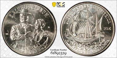 2026-D 25C Mayflower Compact First Strike MS67