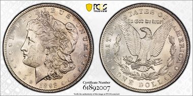 1892 $1 MS62