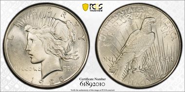1925 $1 MS63