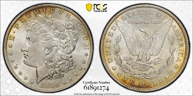 1880-O $1 MS62