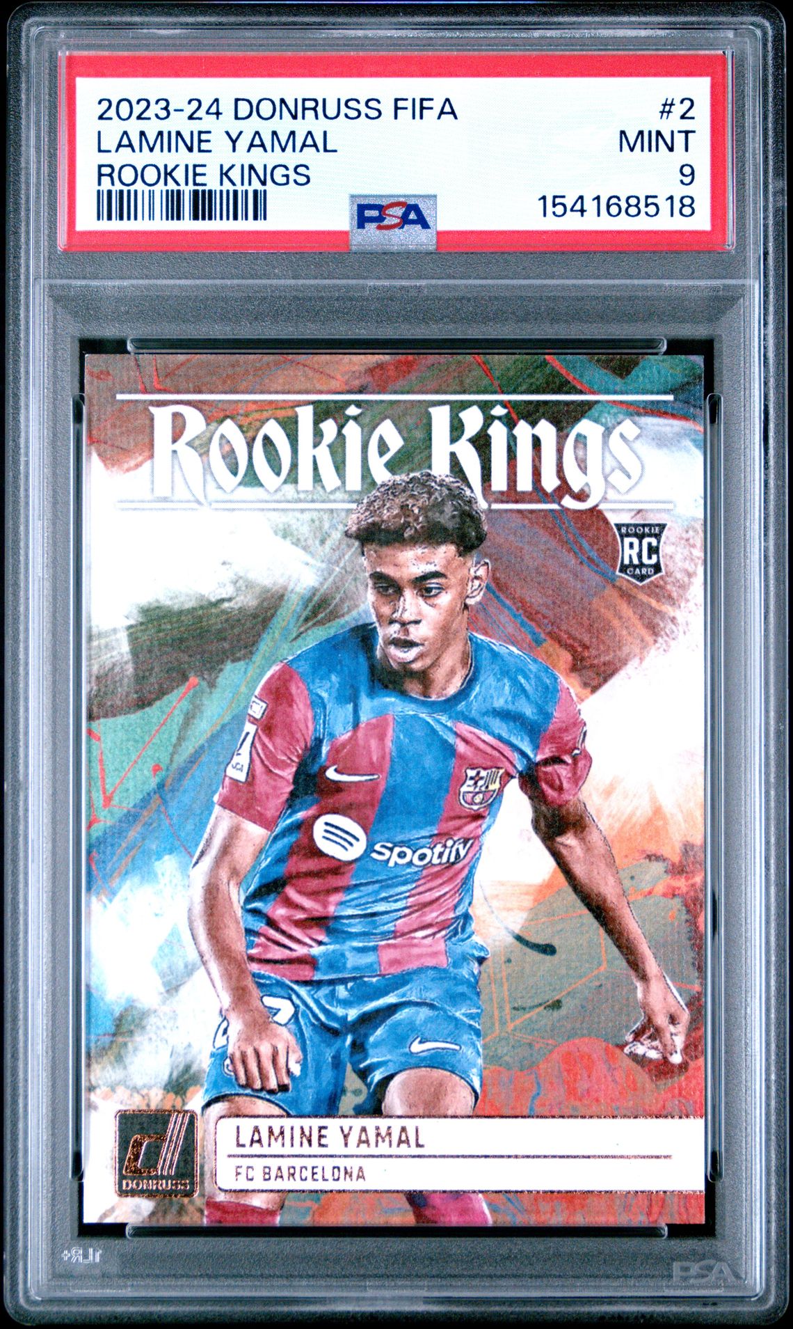2023-24 Panini PANINI DONRUSS FIFA ROOKIE KINGS #2 Lamine Yamal front