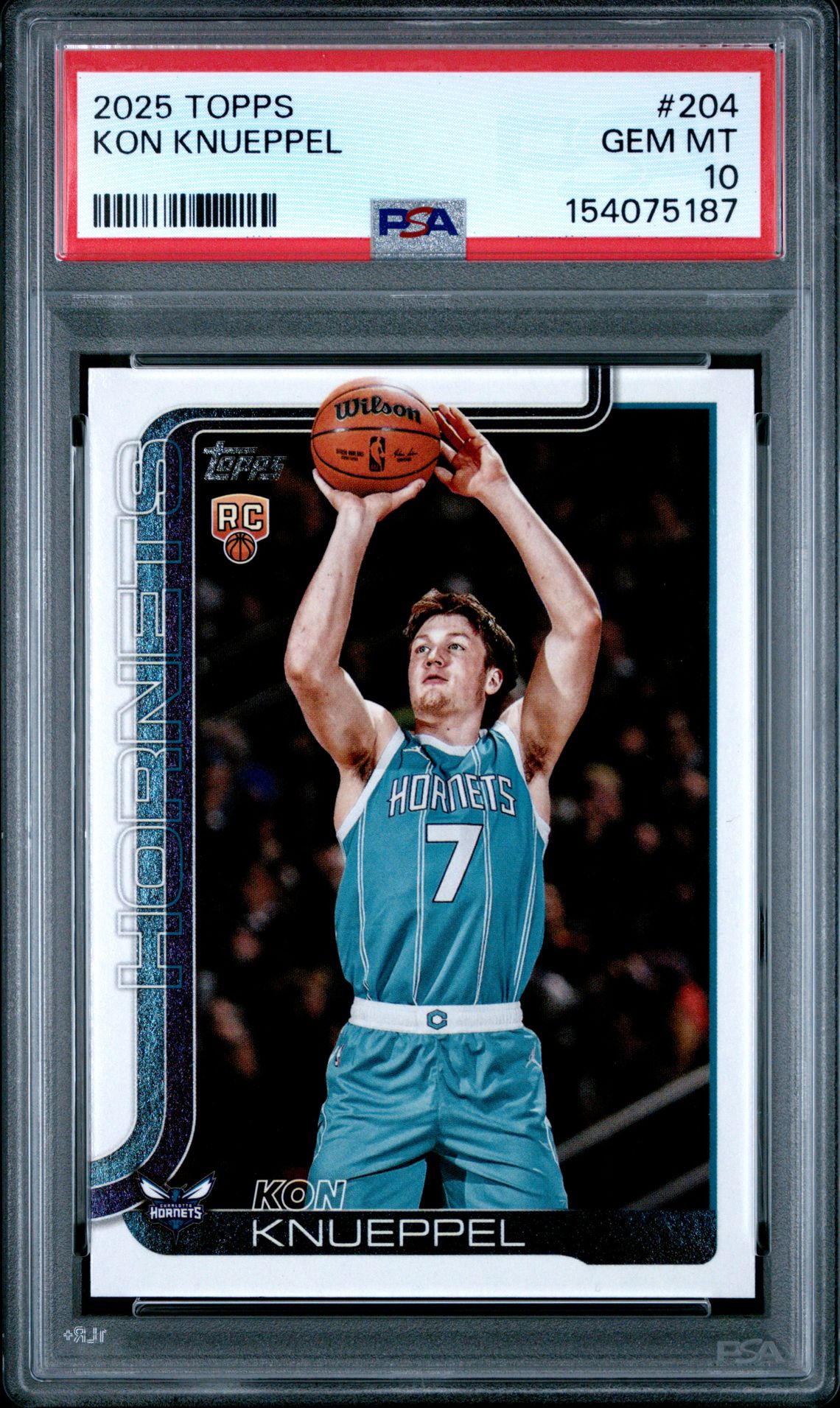 2025 Topps TOPPS BLACKOUT #204 Kon Knueppel front