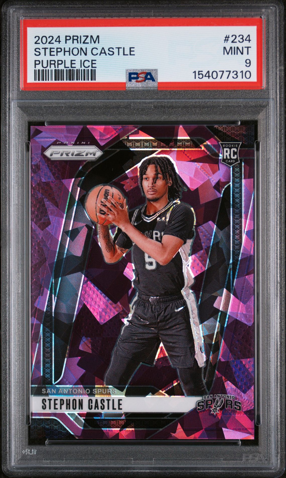 2024 Panini PANINI PRIZM Purple #234 Stephon Castle front