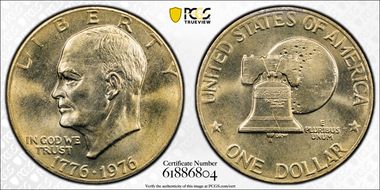 1976 $1 Type 2 MS65