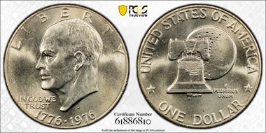 1976-D $1 Type 2 MS65