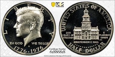 1976-S 50C Silver PR69CAM