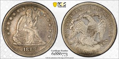 1888 25C VF20