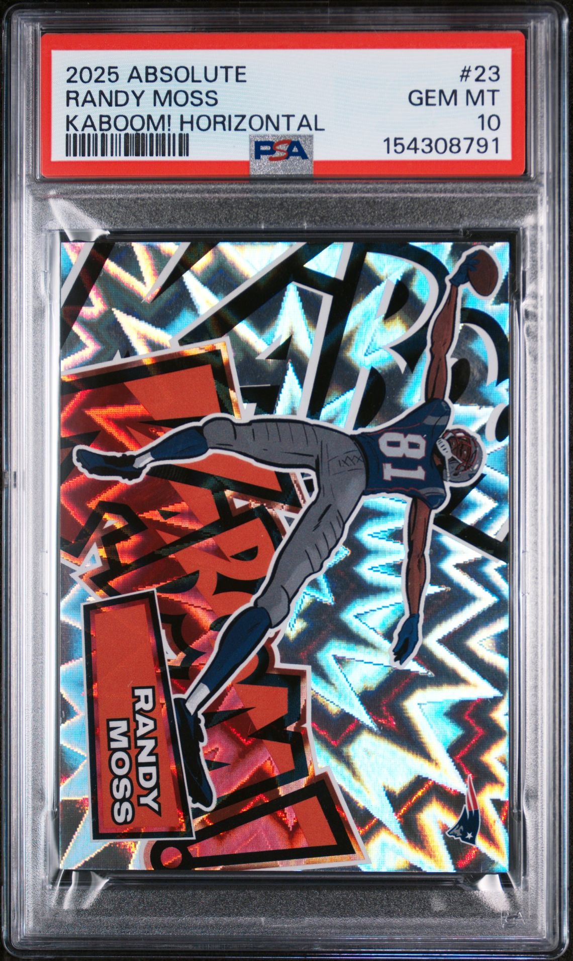 2025 Panini PANINI ABSOLUTE KABOOM! HORIZONTAL #23 Randy Moss front